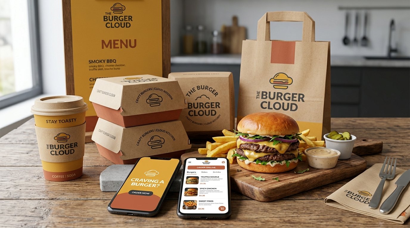 The Burger Cloud Kitchen Brand