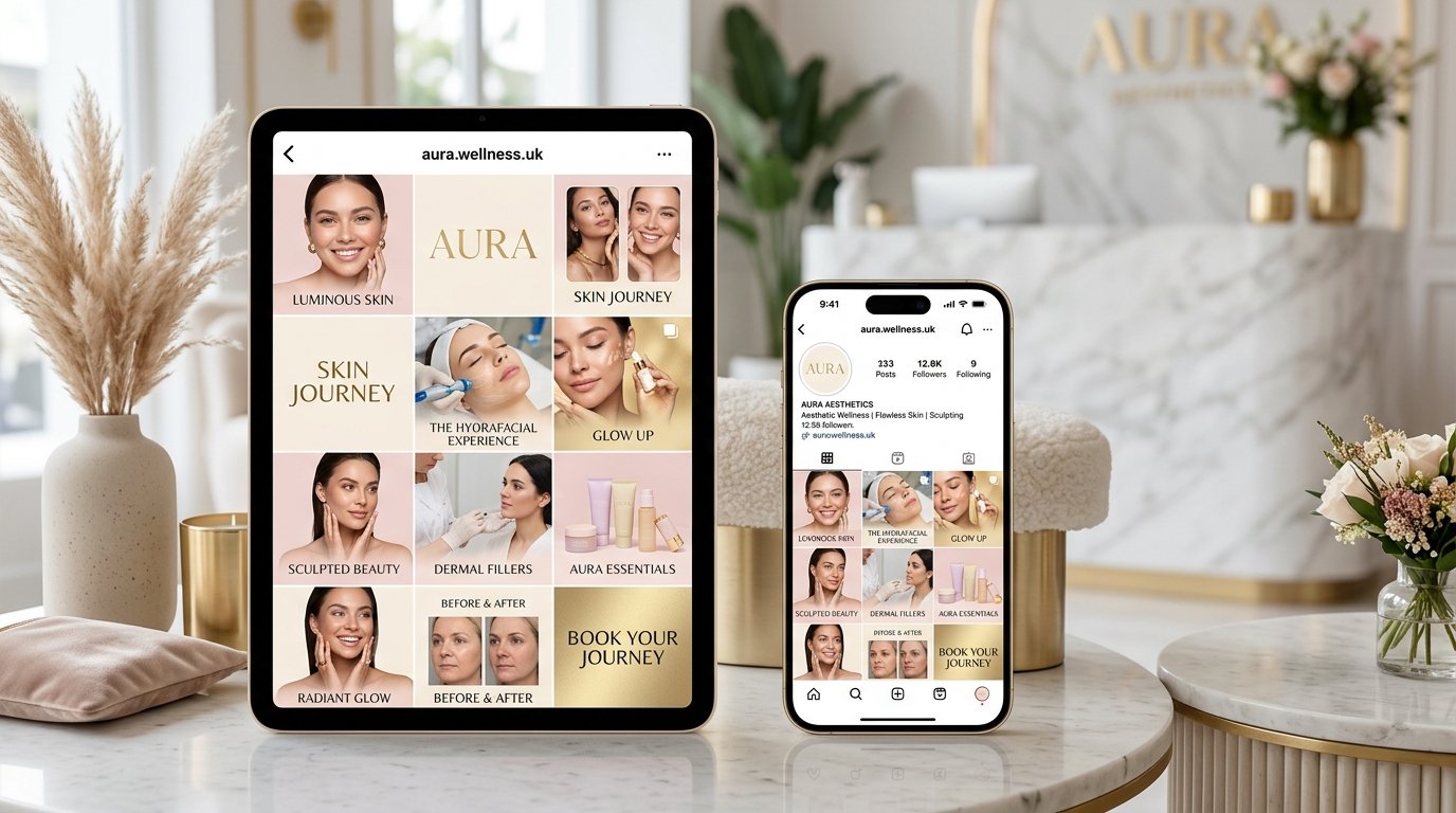 Aura Aesthetic Clinic Branding